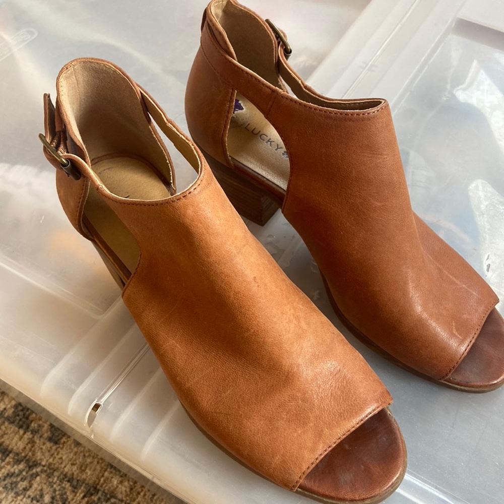 Lucky open-toe heeled sandals